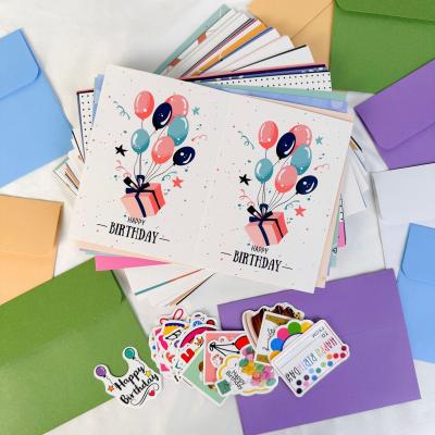 China Colorful 5x7 Assorted Creative Greeting Note Card With Envelope 15 Pack for sale