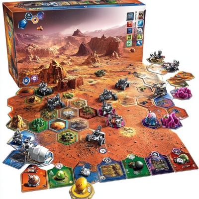 China Popular Board Game Maker Wholesale Factory Entertainment Printable Board Games with Custom Theme and Hot Stamping Surface Finishing for sale