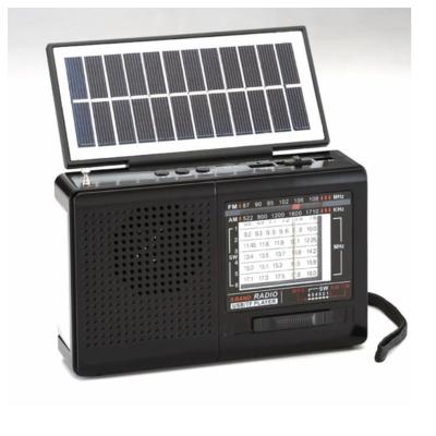 China High quality manufacture NS-1587 PORTABLE solar panel radio with usb tf card torch and blueteeth for sale