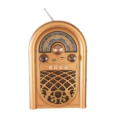 China R-1950BT Vintage Retro PORTABLE Wood Band Multi Colors Rechargeable Radio with wireless, usb, mp3 player for sale