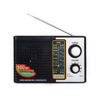 China High Sensitivity F10 Antenna High Quality Radio With Headphone Jack FM Receiver am/fm/sw Portable Radio for sale