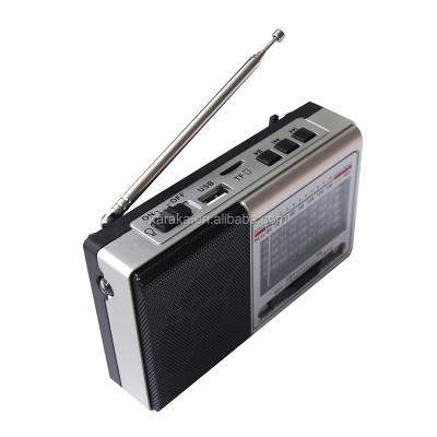 China RS-629U PORTABLE Manufacture High Quality 9 Band Rechargeable Radio With DC Jack Earphone for sale