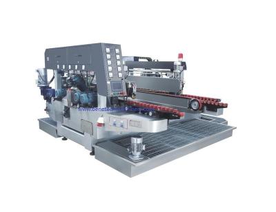 China Building Material Shops Dual Edge Glass Polishing Machine With 16 Axis Polishing Glass Fine Min 200mm*200mm for sale