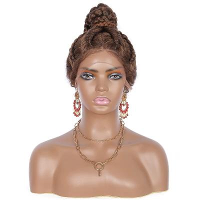 China Cheap Brazilian Pixie Cut Weave Human Hair Cornrow Braid Lace Wig Jerry Curl Genuine Wholesale Full Braided for sale