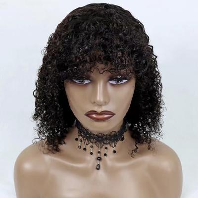 China Spring Curl Bang Afro Good Lace Up Dreadlock Extension Fringe Hair Good Quality Short Curly Wig for sale