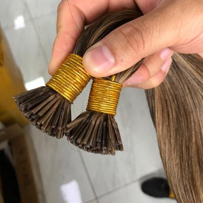 China Wholesale Double Drawn Italian Keratin Straight I Tip Hair Remy Keratin Hair Extensions Double Drawn Hair Extensions for sale