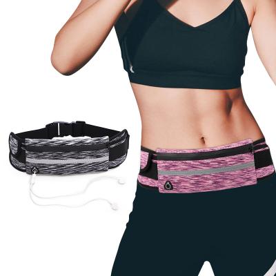 China Water Proof Reflective Travel Sports Phone Pouch Pussy Package Waist Anti-theft Outdoor Rising Running Jogging Bag for sale