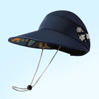 China Character Adjustable Summer Sun Hat Plain Sun Visor Beach Protective Hat for sale