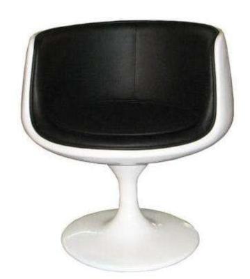 China Modern fiberglass leisure tea dining chair cup shaped Bar chair for sale