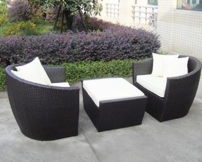 China Leisure Aluminium PE Rattan Wicker Sofa sets Outdoor Garden Backyard wicker Patio sofa furniture for sale