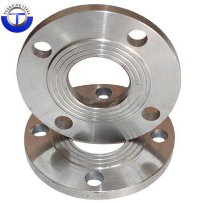 China Mill Price A105/A105N/SS304/SS316 Porcelain ASME 304 Stainless Steel Plate Flange Pipe Fitting Pipe Fittings Flanges for sale