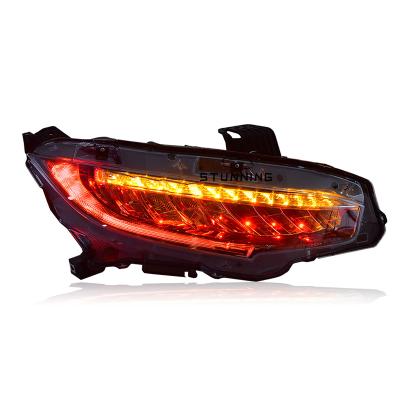 China Full LED PP+PC dynamic start up animation headlight assembly for Honda Civic 2016-2020 head lamp light plug and play for sale