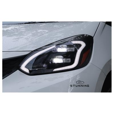 China Full LED dynamic PP+PC headlight assembly for HONDA FIT GT 2021 main head lamp light plug and play for sale