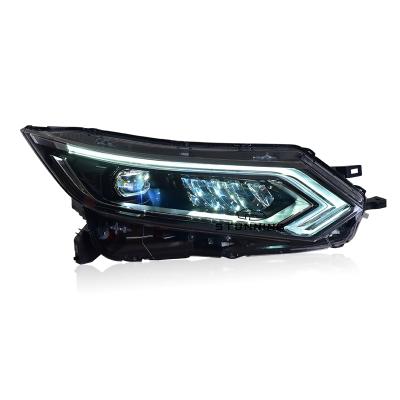 China PP+PC Full LED Uplight Headlight Assembly For Nissan Qashpai 2019 2020 Head Lamp Light Plug And Play for sale