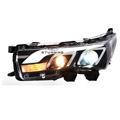 China PP+PC Really 5 Optic Rise LED DRL Lens Headlamp Headlight For Toyota Corolla 2014 Head Lamp 2015 2016 Head Light for sale