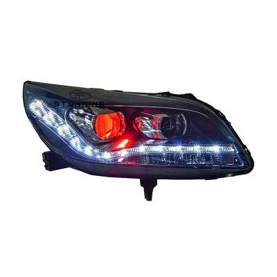 China PP+PC LED Demon Eye Headlamp Headlight For Chevrolet Malibu 2012 Head Light Head Lamp 2013 2014 2015 for sale