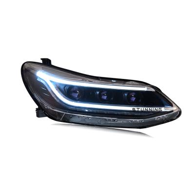 China Dynamic PP+PC LED Dual Lens Optical Headlamp Headlight For Chevrolet Cruze 2018 Head Light Head Lamp 2019 2020 for sale