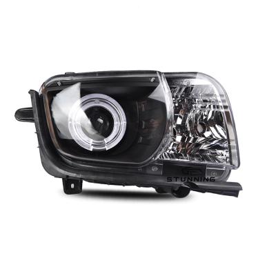 China PP+PC LED Angel Eye Headlamp Headlamp Assembly For Chevrolet Camaro HID Xenon Head Light Head Lamp 2005-2012 for sale