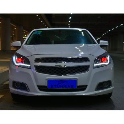 China PP+PC LED Demon Eye Headlamp Headlight For Chevrolet Malibu 2012 Head Light Head Lamp 2013 2014 2015 for sale