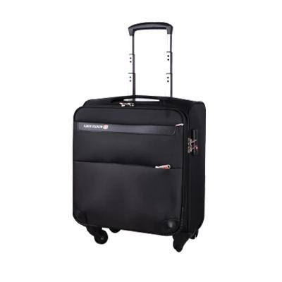 China High quality oxford carry on luggage, lightweight four wheel travel trolley suitcases, board box nylon factory wholesale for sale