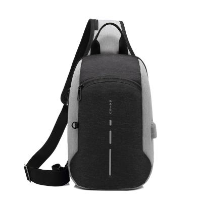 China Wholesale Sleep Bag High Quality Sling Reflective Casual Cell Phone Pocket Black Cross - Body Bag for sale