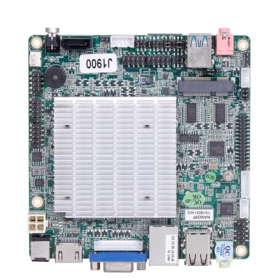 China Hot Sale Desktop NANO-ITX Motherboard 120*120mm J1800 J1900 Mini Board With RJ45 LAN Port and COM 2 RS232 Embedded Cheap Fanless for sale