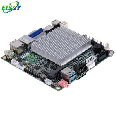 China ELSKY-NANO8F NANO-ITX Mini Motherboard J1800 Quad Core 2.0GHz Lan Onboard Button IoT Fanless Robotics Robot 120*120 for sale