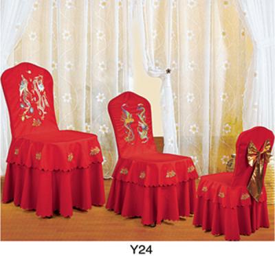 China Factory price table cloths and chair cover banquet chair cover (Y-24) for sale