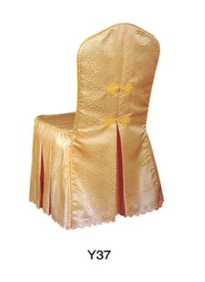 China Wholesale restaurant/hotel fancy royal luxury wedding buckleschair cover/cloth (Y-37) for sale