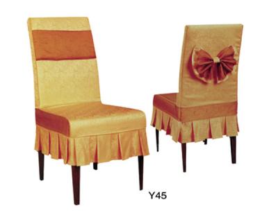 China CHINESE style wedding party beautiful chair cloth with furniture manufacture (Y-45) for sale