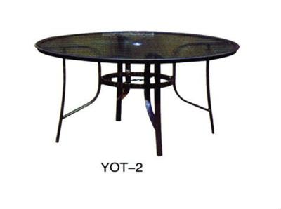 China New Products Luxury Cast Aluminum Outdoor Furniture in hotel table  (YOT-2) for sale