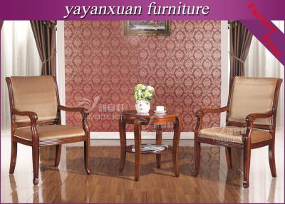 China Small Round Meeting Table Of Solid Wooden Material In Chinese Supplier (YW-40) for sale