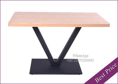 China Cafeshop and Restaurant Table Base Wooden Top Can Custom (YT-25) for sale