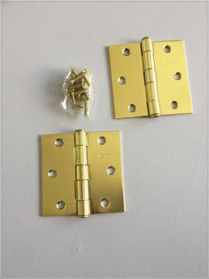 China Metal Butt 5 Inch Brass Door Hinges , Interior Door Hinges Heavy Duty for sale