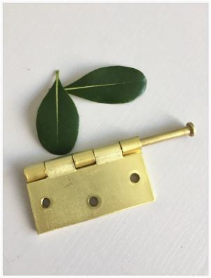 China Matt Brass Plated Antique Brass Hinges South American Type For Wooden Type for sale