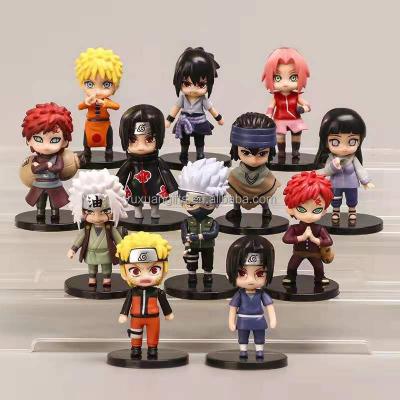 China Cartoon Toy 12 Design Action Number PVC Action Number Figures Japanese Anime Toys for sale