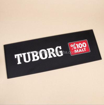 China TUBORG Silicone Mat PVC Viable Mat Rubber Mat For Bar PVC Bar Rail for sale