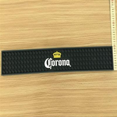 China Viable Puddle Mat Rail Drip Mat from Corona Extra Professional Bar Mat for sale