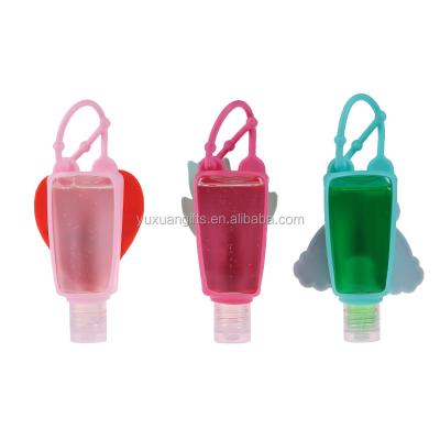 China Europe Hand Sanitizer 30ml Sanitizer Stand And Bottle Cartoon Silicone Bottle for sale