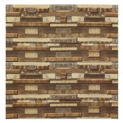 China Home Office M-325 3d xpe foam wall sheets wallpaper Wallpap home decor 3d wood self adhesive wall sticker for sale