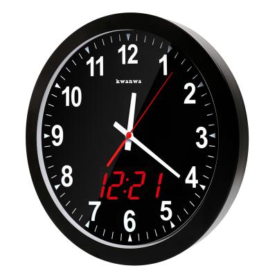 China LUMINOVA Modern Metal Quartz Wall Clock Battery Operated With 1.34