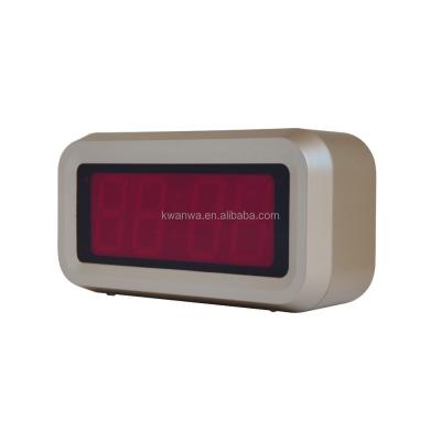 China LUMINOVA Portable Desk Alarm Clock, Digital Read Pendulum Battery Operated Travel Clock with 1.2