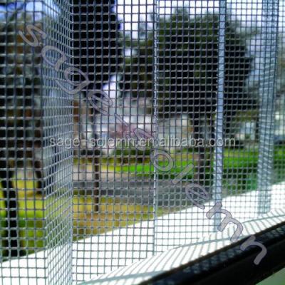 China Fiberglass Pleated Fiberglass Window Screen For Foldable Windows And Doors for sale