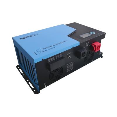 China Vmaxpower DC AC 12v 220v 8000w Pure Sine Wave Power Inverter Home Mppt For System for sale