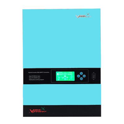 China Vmaxpower Inverter 5KW 80A 48V 220VAC Hybrid Battery Charger Inverter Hybrid Converter for 100mm*300mm*440mm merced for sale