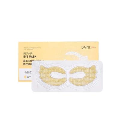 China Anti-wrinkle carnosine gold honeycomb patch firming and repairing lines moisturizing correction cleansing eye mask for sale