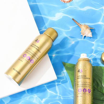 China Organic Moisturizer OEM Private Label Sunscreen Cream Tan Lotion SPF 46 Sunscreen Whitening Spray for sale