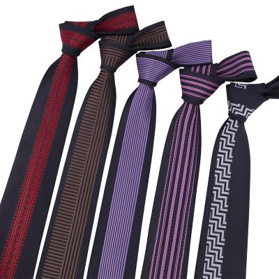 China 100% Handmade RunLin Factory Handmade Customized Wholesale Yarn Dyed Woven Jacquard Fabric Silk Ties for sale