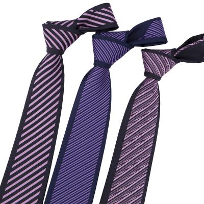 China 100% Handmade RunLin Factory Customized Business Daily Casual Formal Silk Handmade Woven Jacquard Fabric Ties for sale