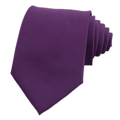 China 100% Handmade RunLin Business Formal Customized Woven Jacquard Handmade Solid Color Silk Neck Ties for sale